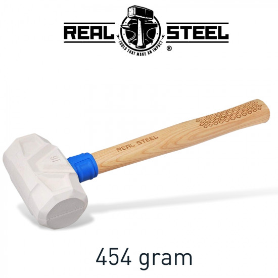 HAMMER MALLET WHITE 450G 16OZ HICK. WOOD HANDLE HAMMER MALLET WHITE 450G 16OZ HICK. WOOD HANDLE