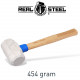 HAMMER MALLET WHITE 450G 16OZ HICK. WOOD HANDLE HAMMER MALLET WHITE 450G 16OZ HICK. WOOD HANDLE