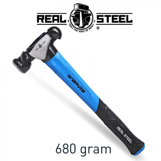 HAMMER BALL PEIN 700G 24OZ GRAPH. HANDLE REAL STEEL HAMMER BALL PEIN 700G 24OZ GRAPH. HANDLE REAL STEEL