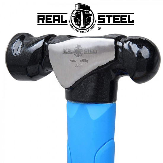 HAMMER BALL PEIN 700G 24OZ GRAPH. HANDLE REAL STEEL HAMMER BALL PEIN 700G 24OZ GRAPH. HANDLE REAL STEEL