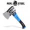 AXE HAMMER HEAD SMALL GRAPH. HANDLE REAL STEEL