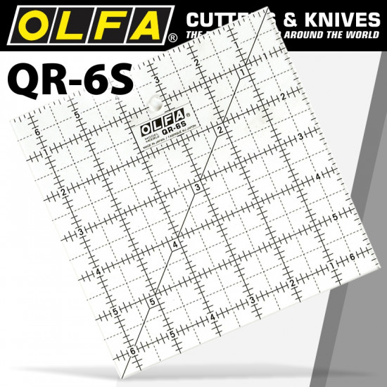 QUILT RULER 6' X 6' SQUARE WITH GRID QUILT RULER 6' X 6' SQUARE WITH GRID