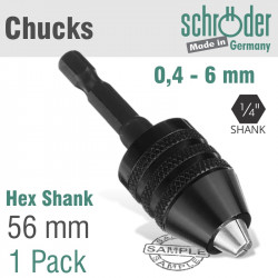 CHUCK 6MM W/HEX SHANK