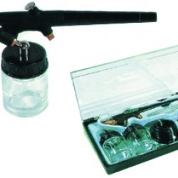 AIR BRUSH KIT WITH 2 BOWLS AND HOSE
