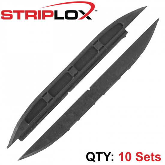 STRIPLOX MINI 120MM BLACK BULK BAG (10 SETS) STRIPLOX MINI 120MM BLACK BULK BAG (10 SETS)