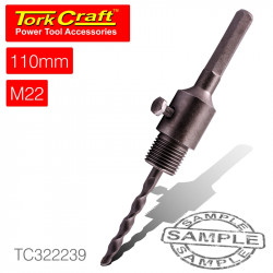 ADAPTOR HEX 110MMXM22 FOR TCT CORE BITS
