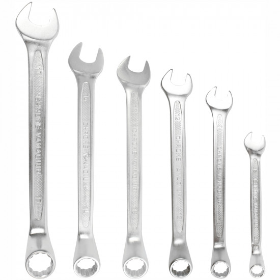 6PCS DEEP OFFSET COMBINATION SPANNER SET 8-10-12-13-14-17MM 6PCS DEEP OFFSET COMBINATION SPANNER SET 8-10-12-13-14-17MM