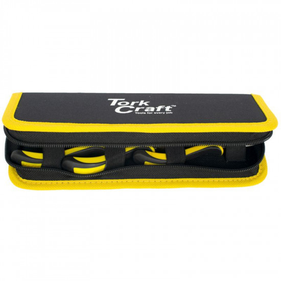TORK CRAFT 5PC MINI PLIER SET C/W CARRY BAG TORK CRAFT 5PC MINI PLIER SET C/W CARRY BAG