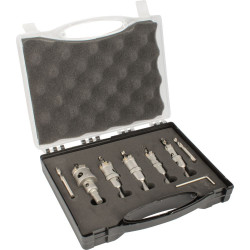 HOLE SAW SET TCT 5PC 16,20,22,25.32MM FOR METAL C/W CARRY CASE