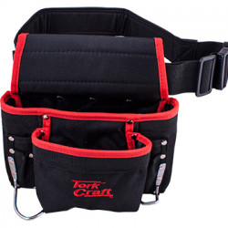 TOOL POUCH NYLON WITH BELT 8 POCKET + LOOPS