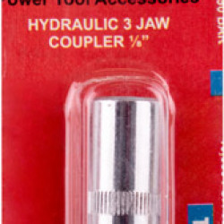 HYDRAULIC 3 JAW COUPLER 1/8' BLISTER
