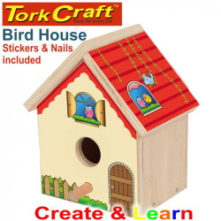CREATE AND LEARN WOODEN BIRDHOUSE