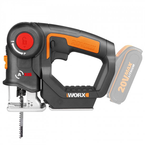 AXIS MULTI PURPOSE SAW 20V PENDULUM 3000 SPM TOOL ONLY WORX AXIS MULTI PURPOSE SAW 20V PENDULUM 3000 SPM TOOL ONLY WORX