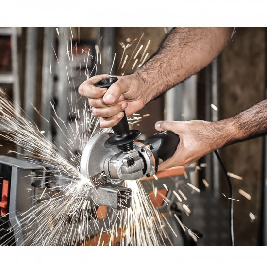 ANGLE GRINDER 750W 115MM 12000RPM M14 QUICK GUARD COL. BOX WORX ANGLE GRINDER 750W 115MM 12000RPM M14 QUICK GUARD COL. BOX WORX