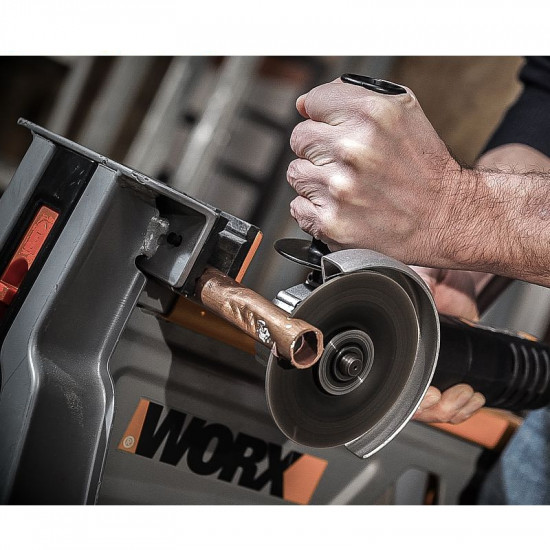 ANGLE GRINDER 750W 115MM 12000RPM M14 QUICK GUARD COL. BOX WORX ANGLE GRINDER 750W 115MM 12000RPM M14 QUICK GUARD COL. BOX WORX