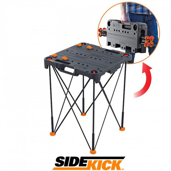 WORX PORTABLE FOLDING WORK TABLE SIDEKICK WORX PORTABLE FOLDING WORK TABLE SIDEKICK