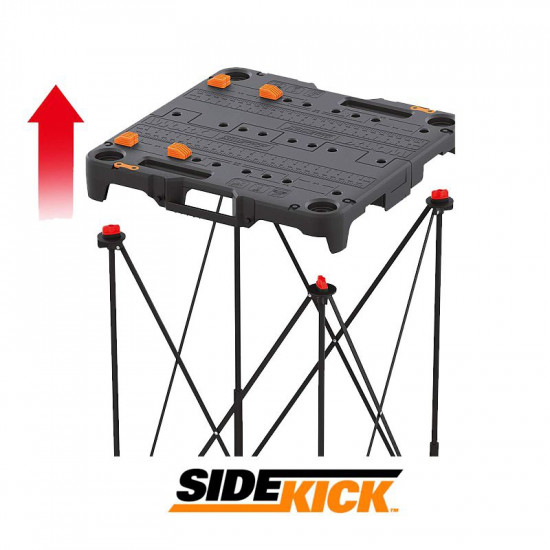 WORX PORTABLE FOLDING WORK TABLE SIDEKICK WORX PORTABLE FOLDING WORK TABLE SIDEKICK