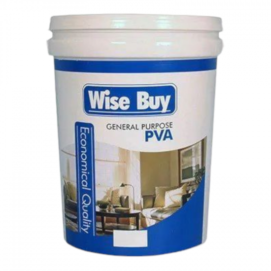 EXCELSIOR PAINT / Wise Buy General Purpose Acrylic PVA White Paint 20LTR / WB W 20LTR EXCELSIOR PAINT / Wise Buy General Purpose Acrylic PVA White Paint 20LTR / WB W 20LTR