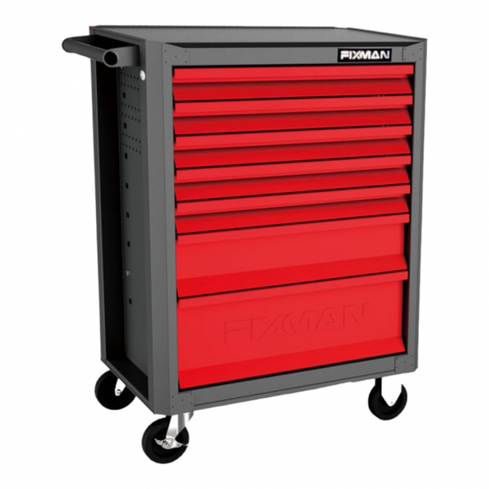 FIXMAN 82PC 7 DRAWER ECONOMY LINE ROLLER CABINET WITH STOCK