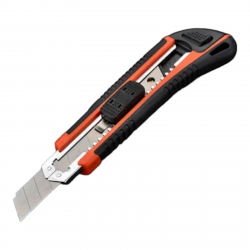 HARDEN 18mm Plastic Knife Metal Holder 3pcs Blade HARDEN 18mm Plastic Knife Metal Holder 3pcs Blade