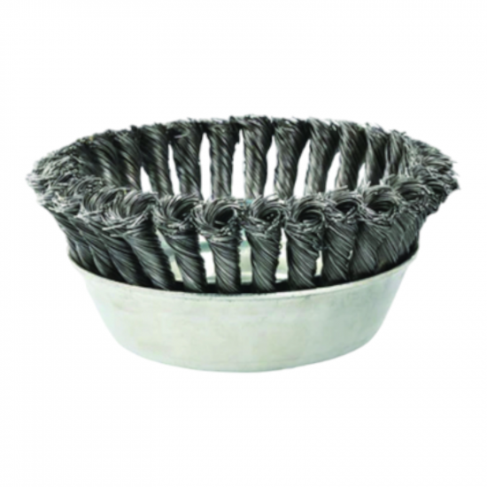100mm knotted wire cup brush M14x2