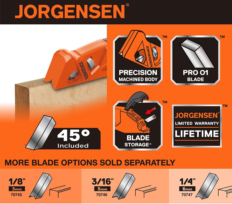 Jorgensen Corner Easing Plane