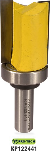 Pattern Flush trim router bit sample