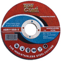 Cutting disc for stainless teel 115mm